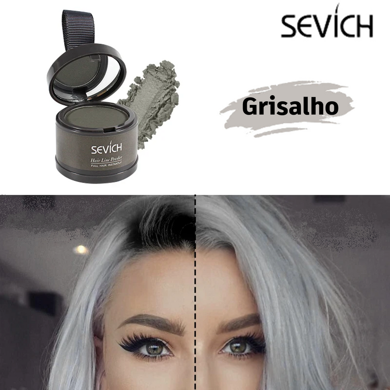 Pó Maquiagem para Cabelo a prova D'água - SEVÍCH