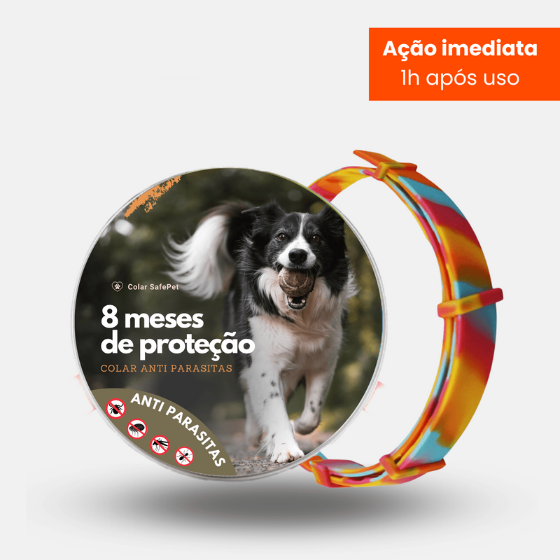 SafePet - Colar Anti Pulgas e Carrapatos