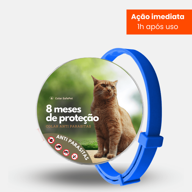 SafePet - Colar Anti Pulgas e Carrapatos