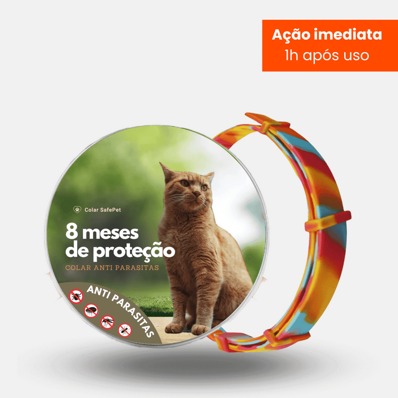 SafePet - Colar Anti Pulgas e Carrapatos