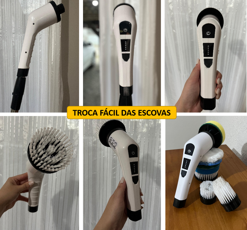 MegaClean Esfregão Elétrico 9 em 1