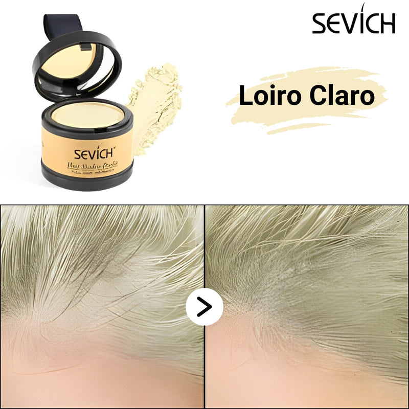 Pó Maquiagem para Cabelo a prova D'água - SEVÍCH