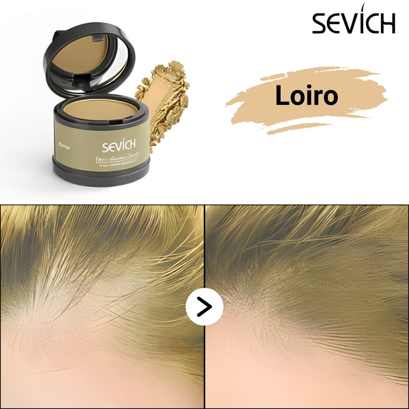 Pó Maquiagem para Cabelo a prova D'água - SEVÍCH