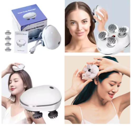 Massageador Elétrico para Couro Cabeludo - Relax Hair Body