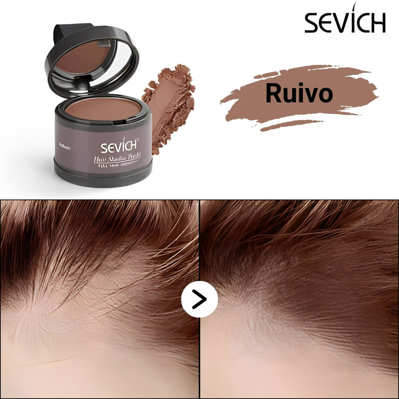 Pó Maquiagem para Cabelo a prova D'água - SEVÍCH