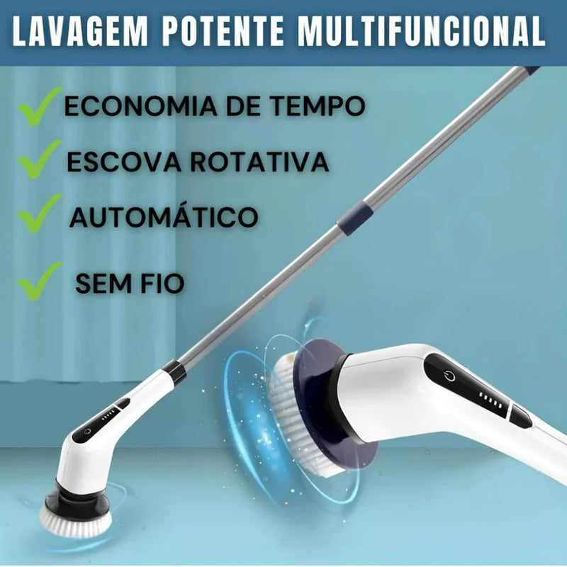 MegaClean Esfregão Elétrico 9 em 1